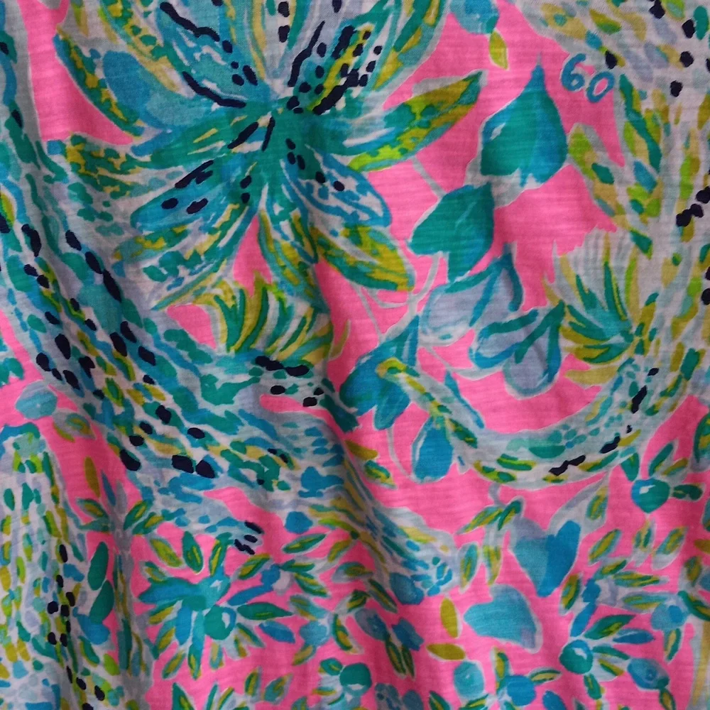 Lilly Pulitzer Multicolor V-Neck Top - Picture 2 of 4